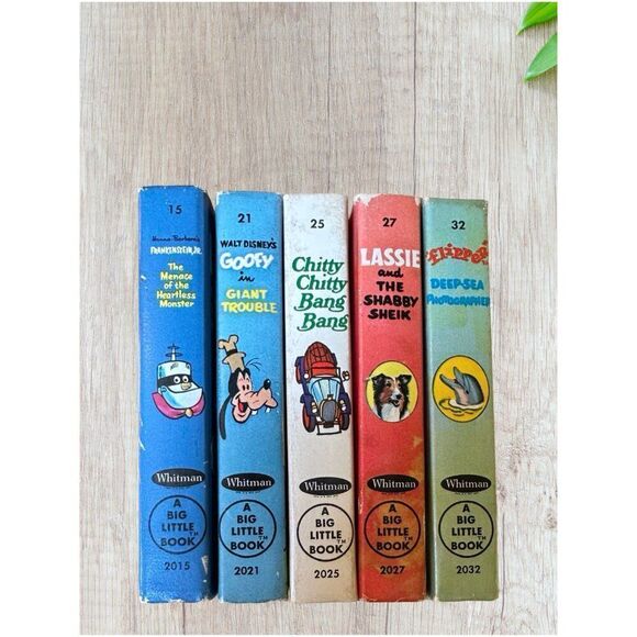 Vintage Big Little Book Collection - Set of 5 Classic Titles Including Disney, L - Picture 5 of 7